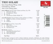 Trio Solari - Milhaud / Khachaturian / Knight / Bartok, CD
