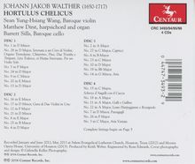 Johann-Jacob Walther (1650-1717): Hortus Chelicus, 4 CDs