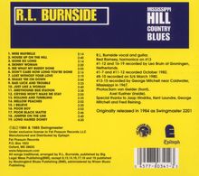 R.L. Burnside (Robert Lee Burnside): Mississippi Hill Country Blues, CD