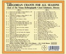 Gregorian Chants, CD