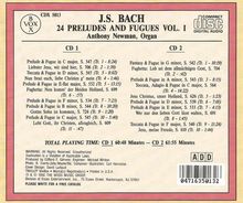 Johann Sebastian Bach (1685-1750): Präludien &amp; Fugen Vol.1, 2 CDs