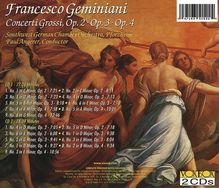 Francesco Geminiani (1687-1762): Concerti grossi opp.2,3,4, 2 CDs