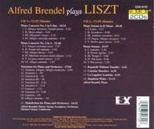 Franz Liszt (1811-1886): Klavierkonzerte Nr.1 &amp; 2, 2 CDs