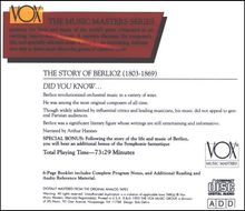 The Story of Hector Berlioz in Words and Music, CD