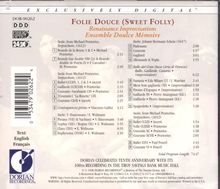 Folie Douce - Renaissance Improvisations, CD