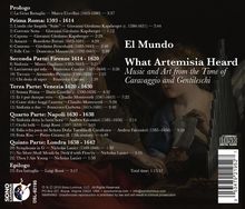 What Artemisia Heard - Music and Art from the Time of Caravaggio &amp; Gentileschi, CD