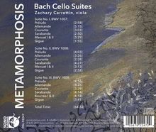 Johann Sebastian Bach (1685-1750): Cellosuiten BWV 1007-1009 arr.f.Viola, CD