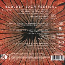 Boulder Bach Festival, 1 Blu-ray Audio und 1 CD