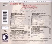 Madrid 1752 - Sacred Music From The Royal Chapel of Spain, CD