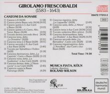 Girolamo Frescobaldi (1583-1643): 20 Canzoni da Sonare, CD