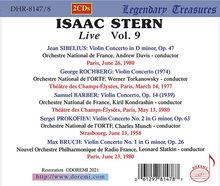 Isaac Stern - Live Vol.9, 2 CDs