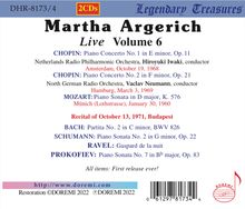 Martha Argerich - Legendary Treasures Vol.6, 2 CDs