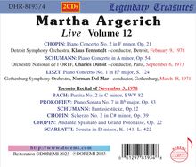 Martha Argerich - Legendary Treasures Vol.12, 2 CDs