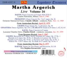 Martha Argerich - Legendary Treasures Vol.16, 2 CDs