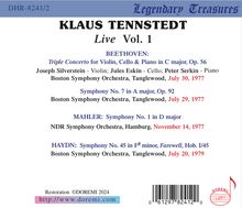 Klaus Tennstedt - Live Vol.1, 2 CDs