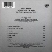 Chet Baker (1929-1988): Straight From The Heart, CD