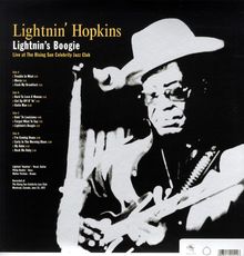 Sam Lightnin' Hopkins: Lightnin's Boogie: Live At The Rising Sun Celebrity Jazz Club (180g), 2 LPs