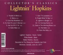 Sam Lightnin' Hopkins: Lightnin's Boogie, CD
