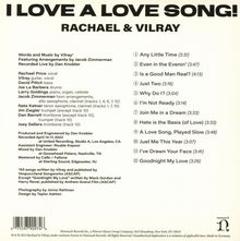 Rachael &amp; Vilray: I Love A Love Song!, CD