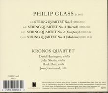 Philip Glass (geb. 1937): Streichquartette Nr.2-5, CD