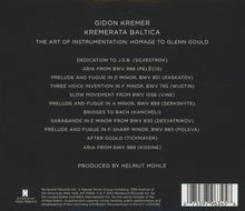 Gidon Kremer &amp; Kremerata Baltica - BACH - The Art of Instrumentation:Homage to Glenn Gould, CD