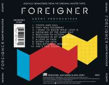 Foreigner: Agent Provocateur, CD