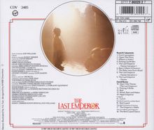 Filmmusik: Der letzte Kaiser, CD