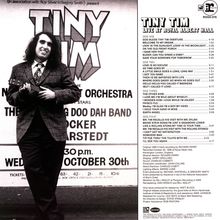 Tiny Tim: Live! At The Royal Albert Hall (ROG RSD Limited Edition) (Colored Vinyl), 2 LPs