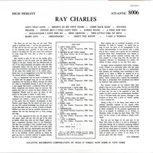 Ray Charles: Ray Charles (180g) (Mono), LP