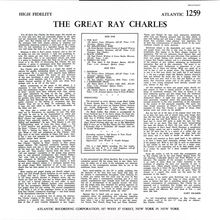 Ray Charles: The Great Ray Charles (180g) (mono), LP
