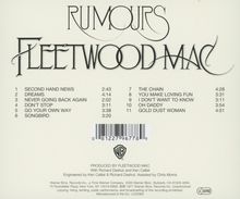 Fleetwood Mac: Rumours, CD