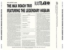 Max Roach (1924-2007): The Max Roach Trio Featuring The Legendary Hasaan, CD