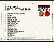 Ben E. King: Don't Play That Song! (Japan-Optik), CD