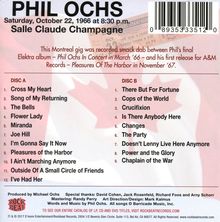 Phil Ochs: Live In Montreal 10/22/66, 2 CDs