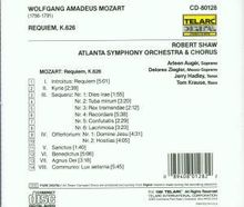 Wolfgang Amadeus Mozart (1756-1791): Requiem KV 626, CD