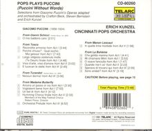 Erich Kunzel - Pops Play Puccini, CD