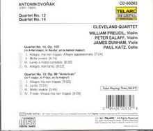 Antonin Dvorak (1841-1904): Streichquartette Nr.12 &amp; 14, CD