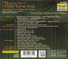Giuseppe Verdi (1813-1901): Orchesterstücke - Verdi ohne Worte, CD
