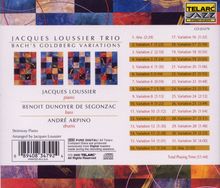 Jacques Loussier (1934-2019): Bach's Goldberg Variations, CD