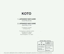 Koto: Japanese War Game (2-Track), Maxi-CD