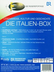 BR-Fernweh: Die Italien-Box, 3 DVDs