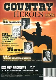 Country Heroes, 4 DVDs