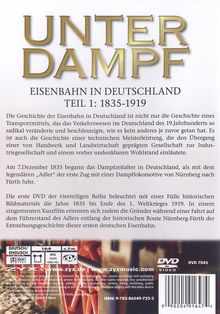 Eisenbahn: Unter Dampf - Eisenbahn in Deutschland 1835-1939, DVD