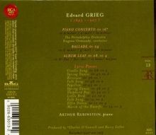 Edvard Grieg (1843-1907): Klavierkonzert op.16, CD