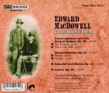 Edward MacDowell (1860-1908): Symphonische Dichtungen, CD
