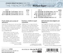 Johann Sebastian Bach (1685-1750): Französische Suiten BWV 812-817, 2 CDs