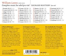 William Lawes (1602-1645): Complete Music for Solo Lyra Viol, CD