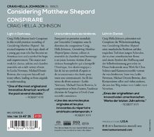 Craig Hella Johnson (geb. 1962): Considering Matthew Shepard (Passion), 2 Super Audio CDs