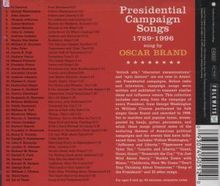 Oscar Brand: Presidential Campaign S, CD