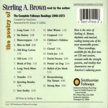 S.A. Brown: The Poetry Of Sterling, CD